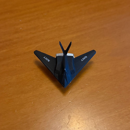 Collectible Navy War Jet Model used, metal, 7 cm