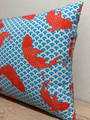 Pillow used with fish pattern 30x40cm