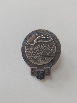 Pin Belgian Athletics Championship 1950 Brussels used