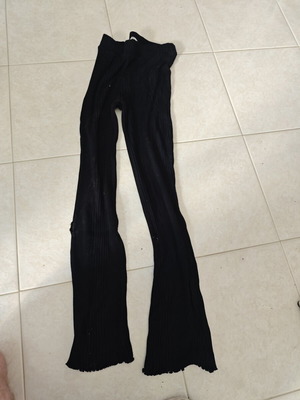Zara women's long black pants like new size S