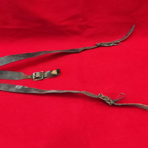 German leather Y-type harness from WWII, like new
