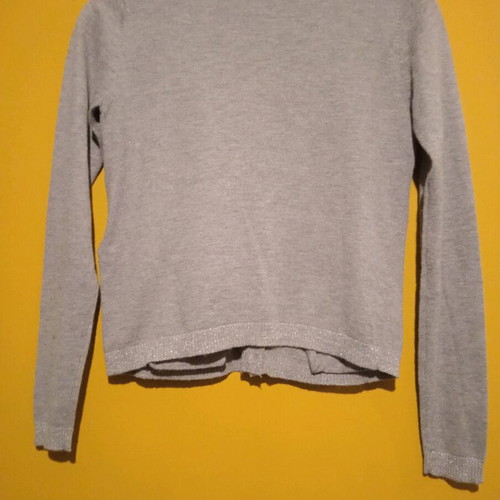 Koan women's cardigan new, grey with silver details, size M