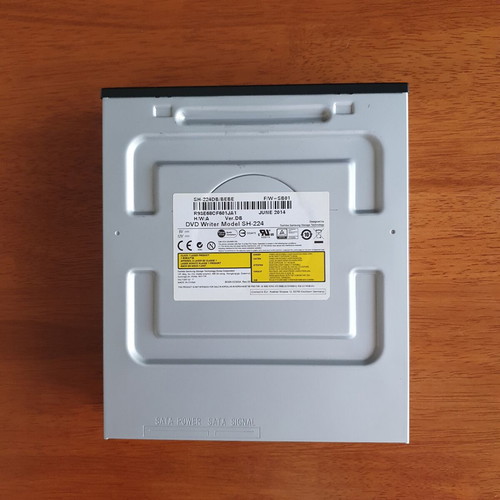 Samsung SH-224DB/BEBE SATA Internal DVD-RW used, black