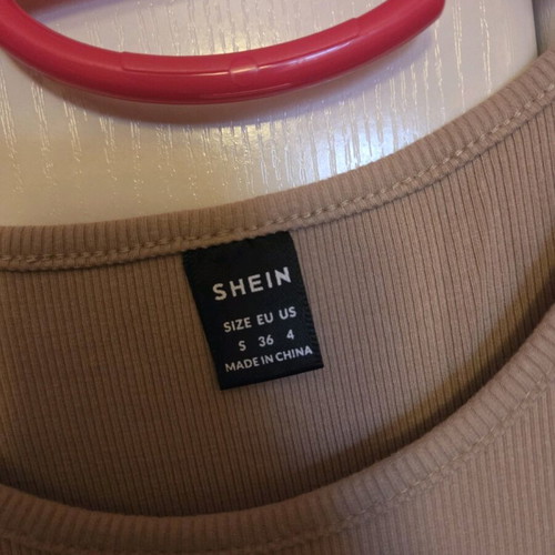 Shein maternity dress long beige like new, size small