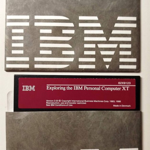 5.25" Floppy Disks Microsoft QuickBasic Compiler and IBM Diagnostics like new