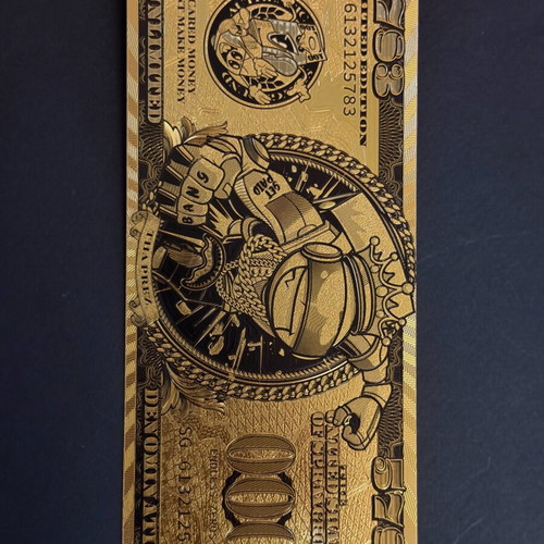 Sprayground Unlimited Denomination collectible golden ticket like new