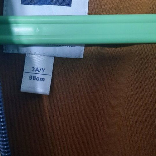 Okaidi college-style jacket for boys like new, gray and brown