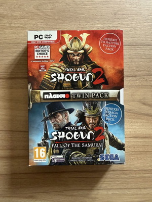 Total War Shogun 2 Twin Pack PC DVD σαν καινούργιο, παιχνίδι στρατηγικής