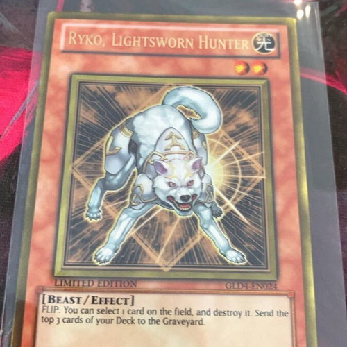Ryko Lightsworn Hunter Gold Rare Yu-Gi-Oh Card New