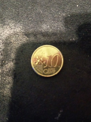 French 10 cent euro coin 2005 like new