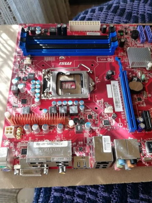 MSI Fujitsu Esprimo P2760 motherboard used, Socket LGA1156