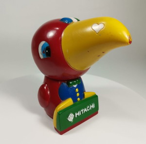 Pompa-Kun Hitachi Πουλί Μασκότ Κουμπαράς