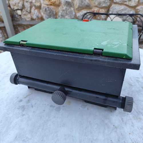 Gardena automatic watering set used with 3-channel valve box and two 9v solenoid valves