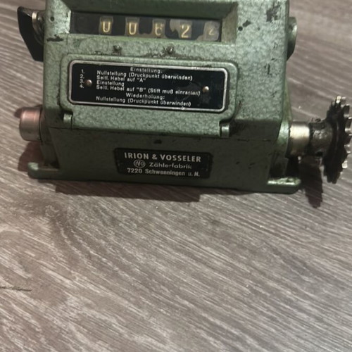 Electromechanical pulse counter M280 AD used, industrial