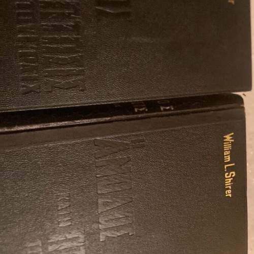 The Rise and Fall of the Third Reich volumes II and III used