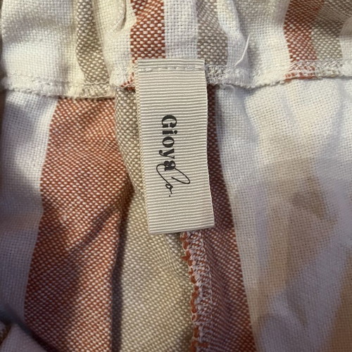Gioya Co striped high-waisted shorts like new, multicolor