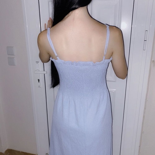 Ethereal Romantic Midi Light Blue Dress New, Size XS/34