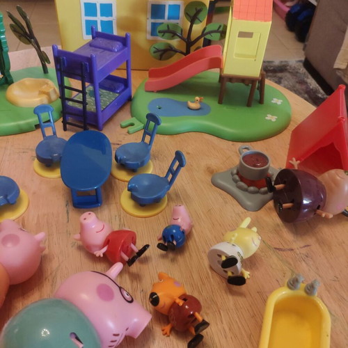 Peppa toy set used