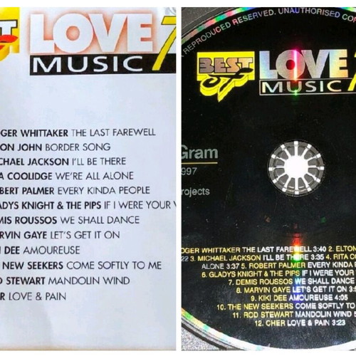 Best of Love Music 70's CD like new, Polygram 1997