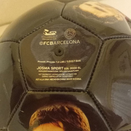 Lionel Messi FC Barcelona collectible football ball new