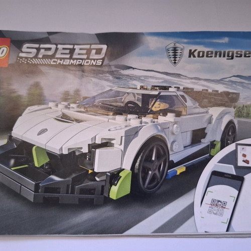 Lego Koenigsegg Jesko like new with instructions and figure
