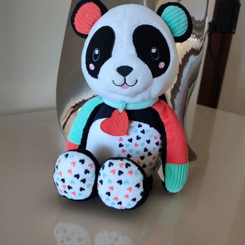 Clementoni Baby Plush Panda like new with sounds for 0+ months