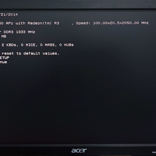 Msi AM1I motherboard with AMD Athlon 5350 Quad Core used