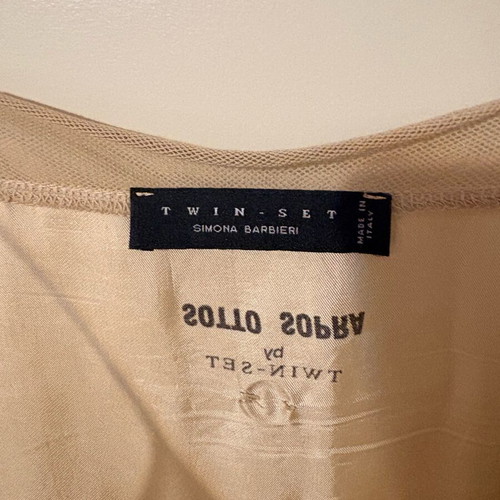 Twin Set Simona Barbieri beige, like new, size S