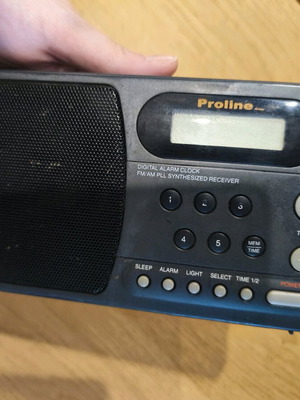 Portable radio used, fully functional