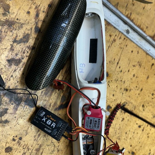 Electric remote-controlled glider Thunder Tiger e-Hawk 1500 like new