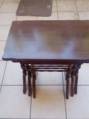 Granny's vintage nesting tables set of 3, used