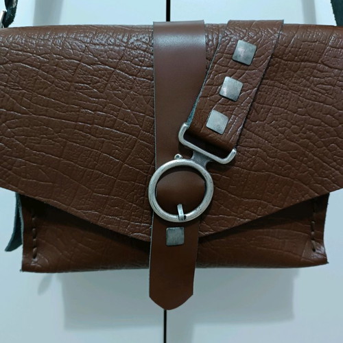 Individual leather shoulder bag new