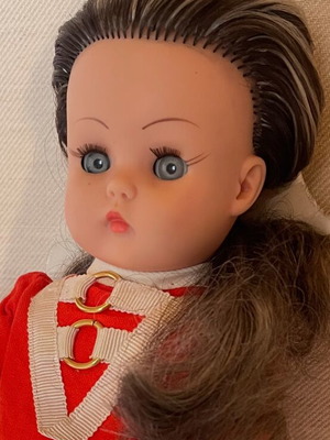 Vintage doll 1960 used, height 38cm