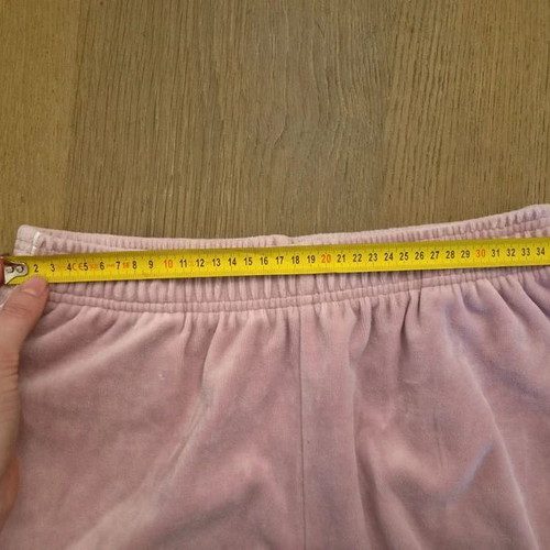 Superdry Women's Pink Velvet Shorts Size 40 Like New