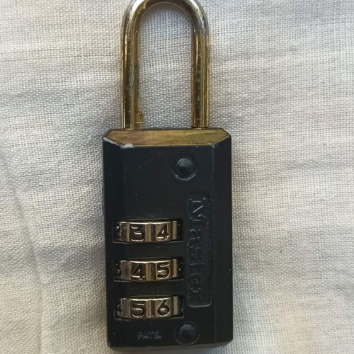 Masterlock Combination Padlock like new, keyless with 3-digit code