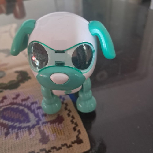 Robot dog with LED eyes like new