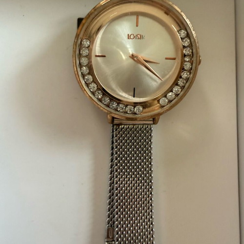 Loisir women's watch like new, silver with stones