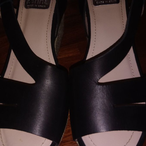 Platform sandal used, size 37, black