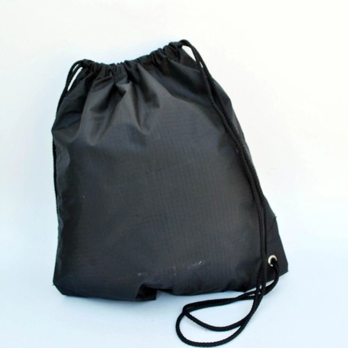 Playboy Black Drawstring Backpack Nylon like new