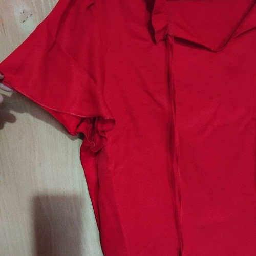 Red t-shirt used, summer style, size XXL