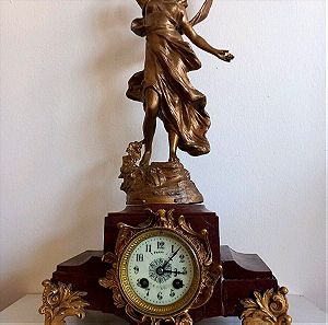 Κουρδιστό Γαλλικό ρολόι 19ου αιώνα