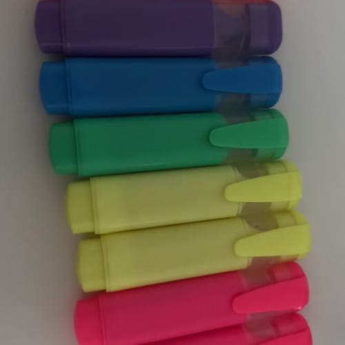 Highlighter markers like new, set of 8 colors