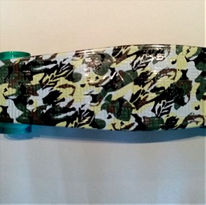 Skateboard  με ΦΩΣ καινουργιο Schildkrot Retro Camouflage 510781 με ροδες led