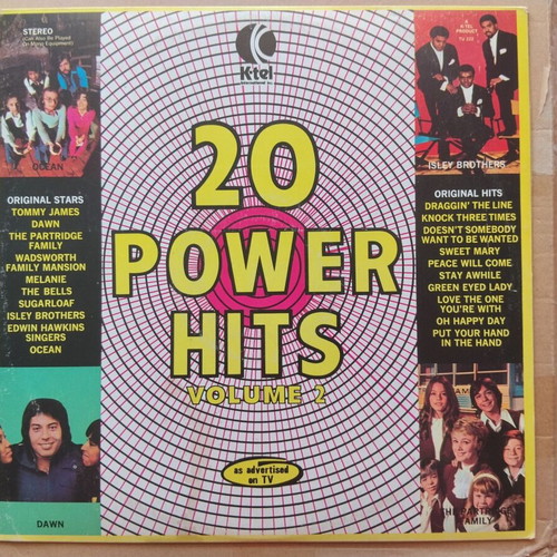 Various 20 Power Hits Volume 2 LP like new, rock
