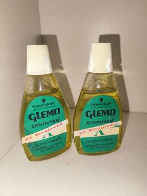 Glemo shampoo new, pack of 2 rare