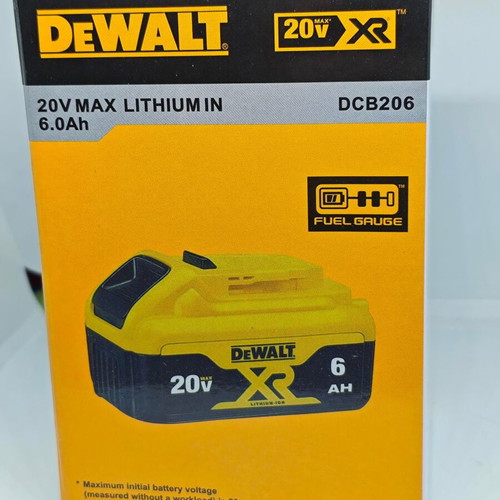 DeWALT DCB206 20V MAX XR 6.0Ah battery new