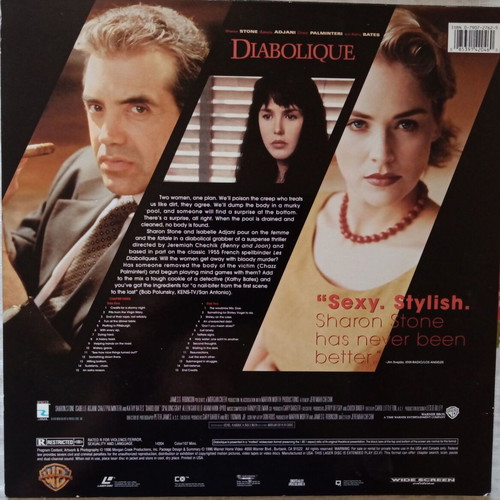 Diabolique LaserDisc like new, thriller (1996)