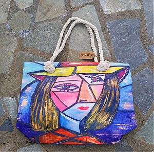Handbag modern art style