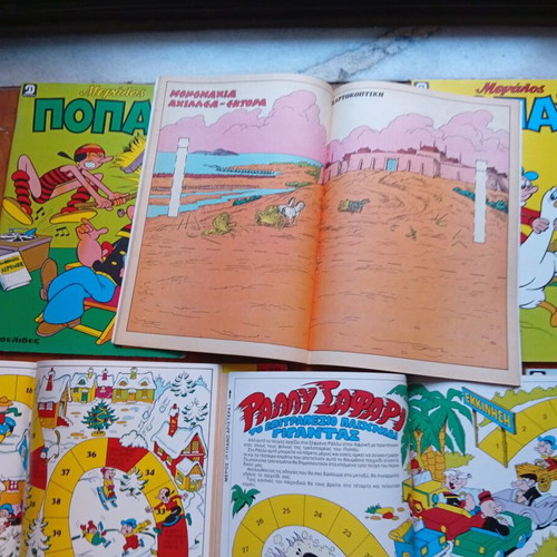 Megalos Popay comics new, set of 11 issues 146-156