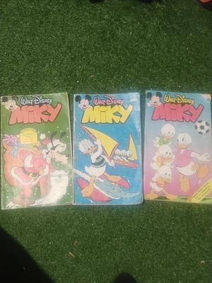 Mickey Mouse comics used, collectible, set of 3